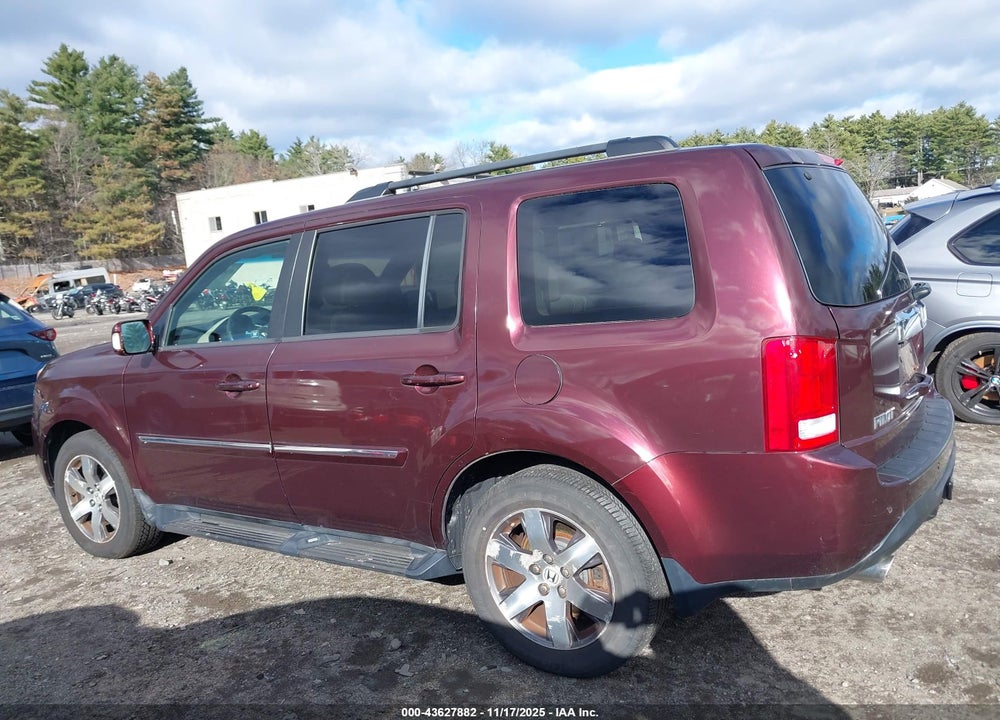2012 HONDA PILOT TOURING VIN: 5FNYF4H92CB014869