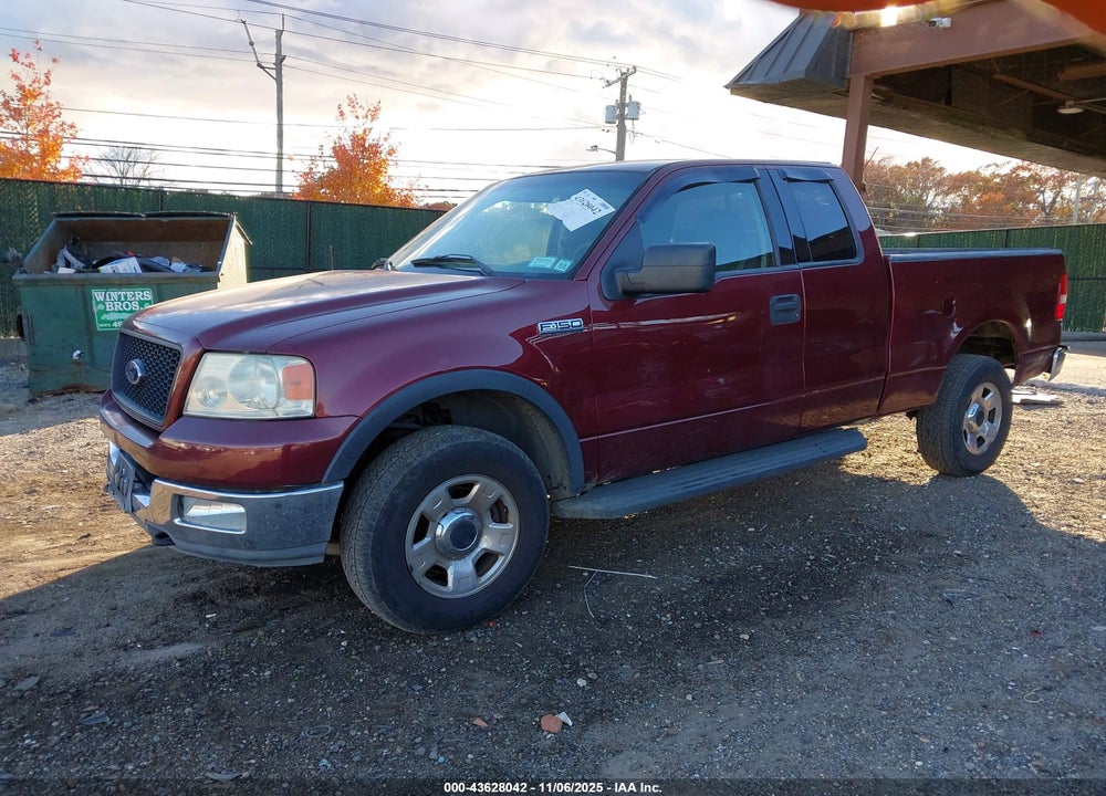 2004 FORD F-150 VIN: 1FTPX14544NA01800