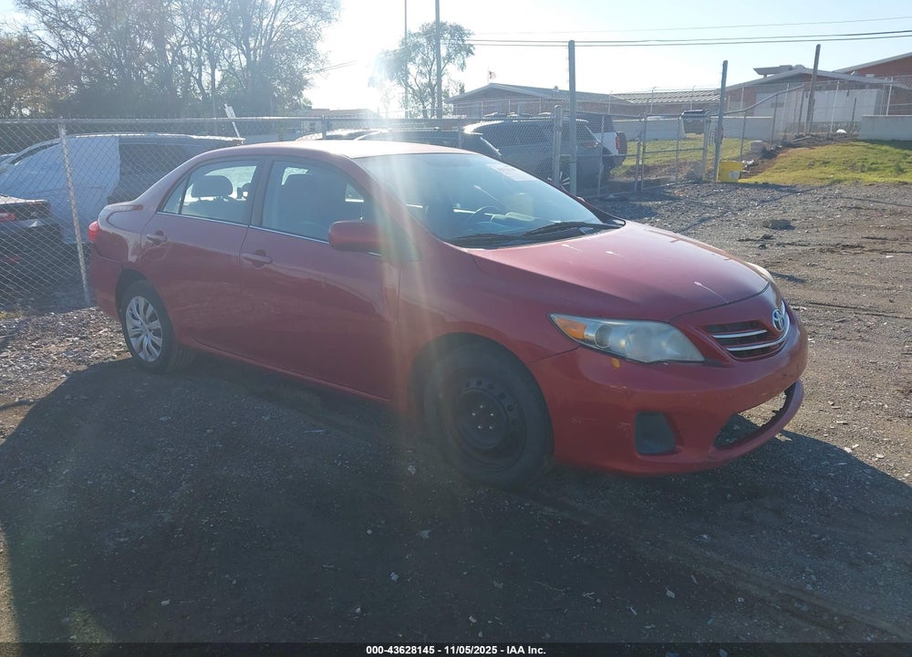 2013 TOYOTA COROLLA LE VIN: 2T1BU4EE6DC063284