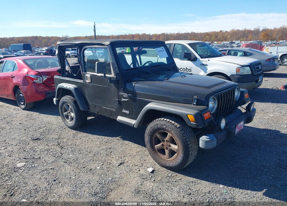 2001 JEEP WRANGLER SPORT VIN: 1J4FA49S01P375327