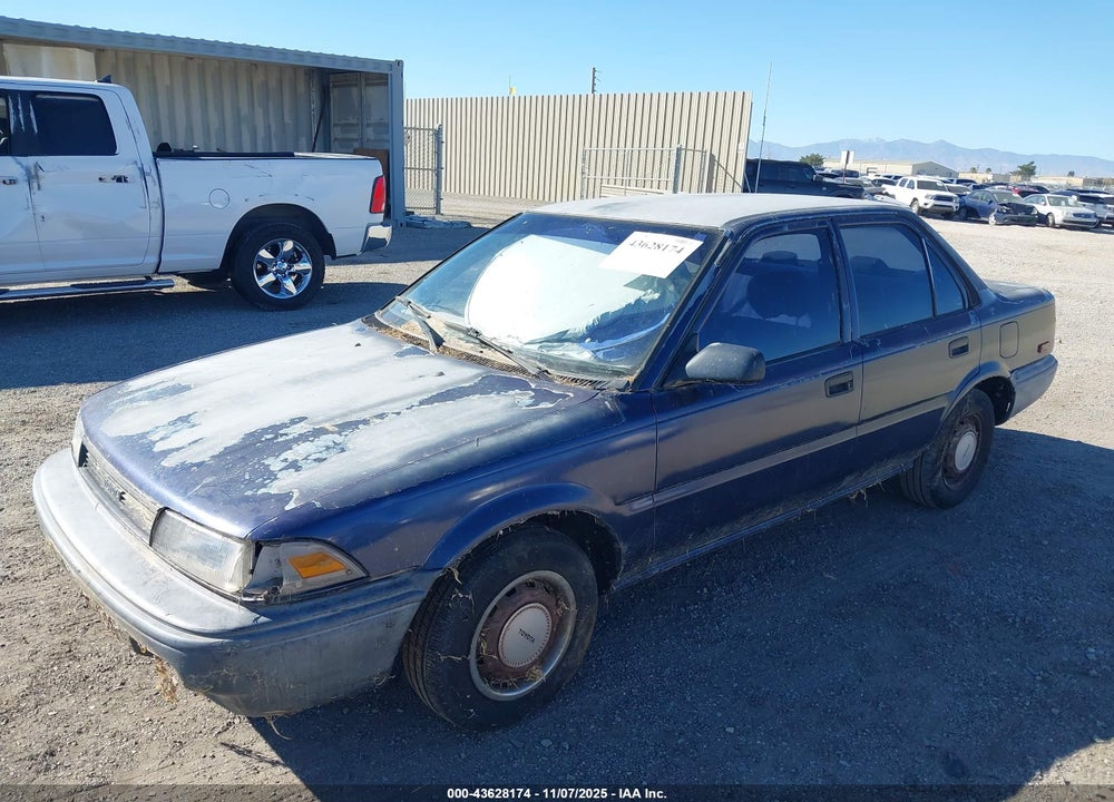 1989 TOYOTA COROLLA DLX VIN: JT2AE92E4K3190690