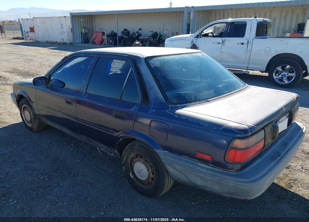 1989 TOYOTA COROLLA DLX VIN: JT2AE92E4K3190690