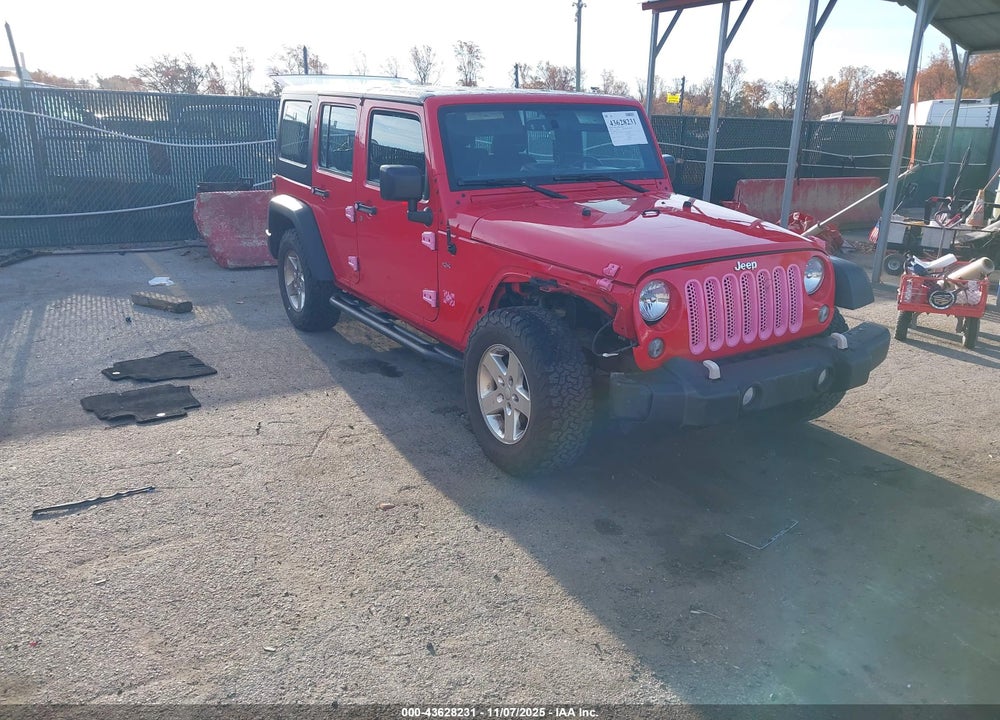 2015 JEEP WRANGLER UNLIMITED SPORT VIN: 1C4BJWDG1FL710337