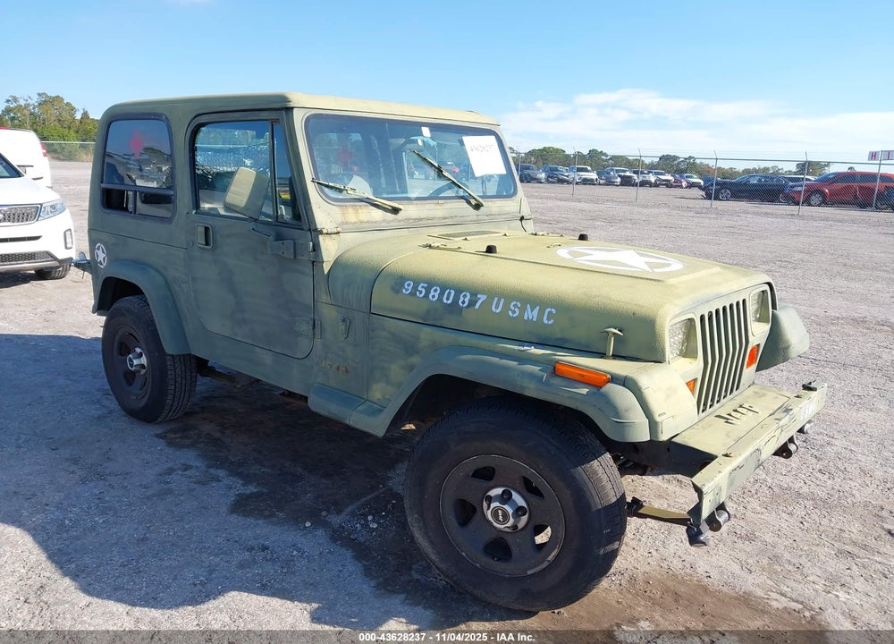1995 JEEP WRANGLER / YJ S/RIO GRANDE VIN: 1J4FY19P6SP319836