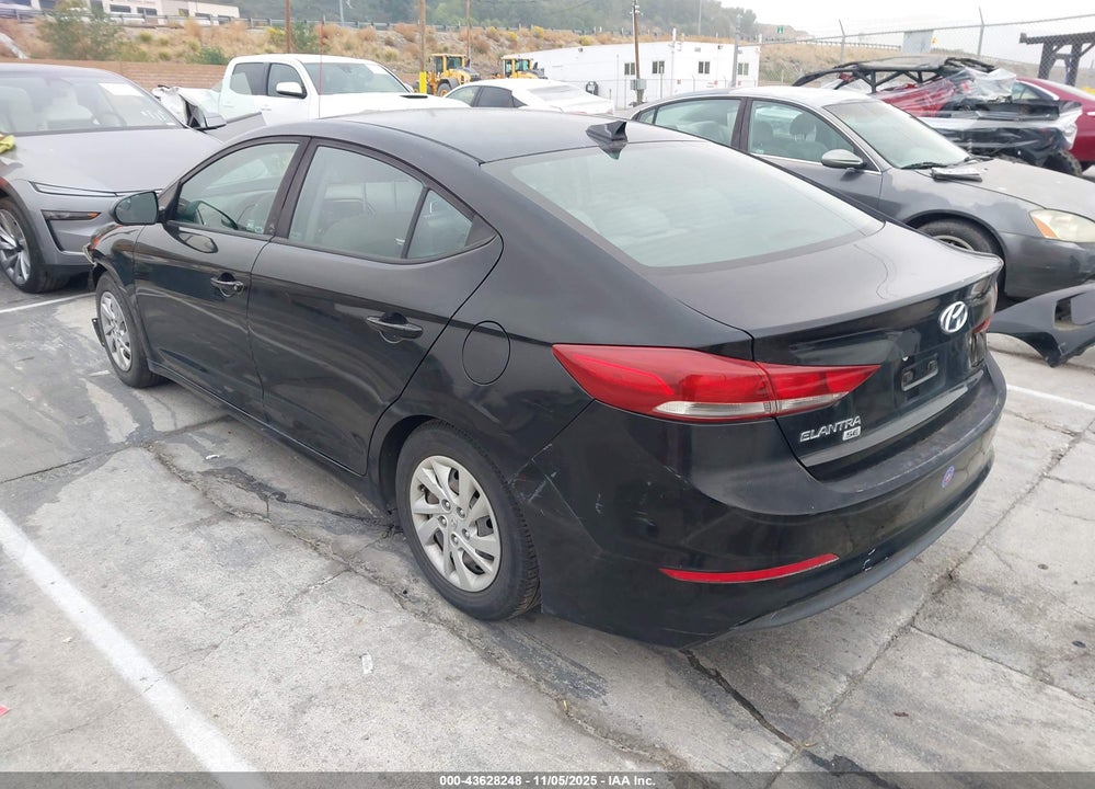 2017 HYUNDAI ELANTRA SE VIN: KMHD74LF9HU324732