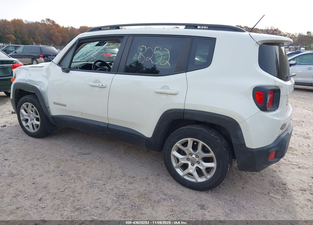 2016 JEEP RENEGADE LATITUDE VIN: ZACCJBBT6GPC65233