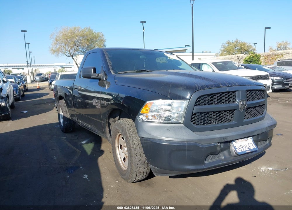 2021 RAM 1500 CLASSIC TRADESMAN  4X2 6'4 BOX VIN: 3C6JR6AT9MG513147