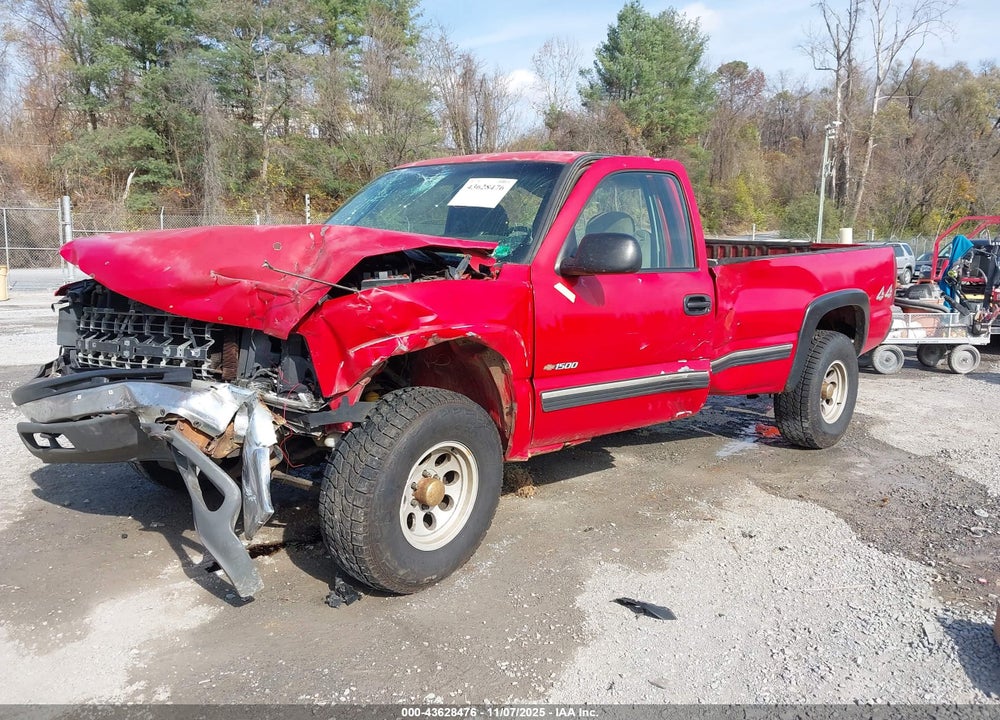 2000 CHEVROLET SILVERADO 1500 VIN: 1GCEK14V5YE354459
