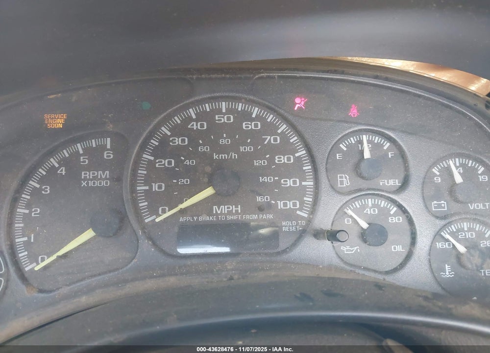 2000 CHEVROLET SILVERADO 1500 VIN: 1GCEK14V5YE354459