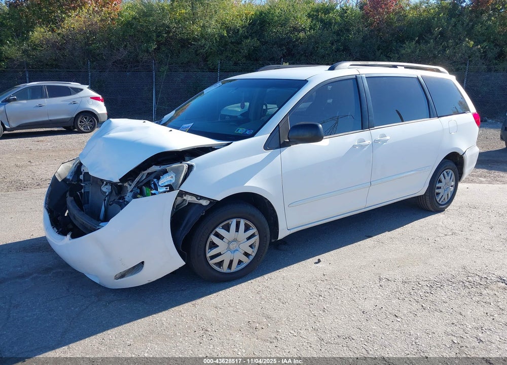 2008 TOYOTA SIENNA CE VIN: 5TDZK23C58S222674