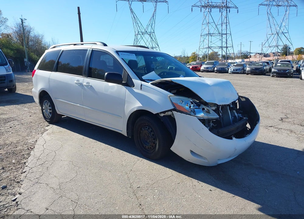 2008 TOYOTA SIENNA CE VIN: 5TDZK23C58S222674