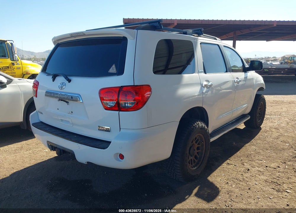 2008 TOYOTA SEQUOIA LIMITED 5.7L V8 VIN: 5TDZY68A08S007278