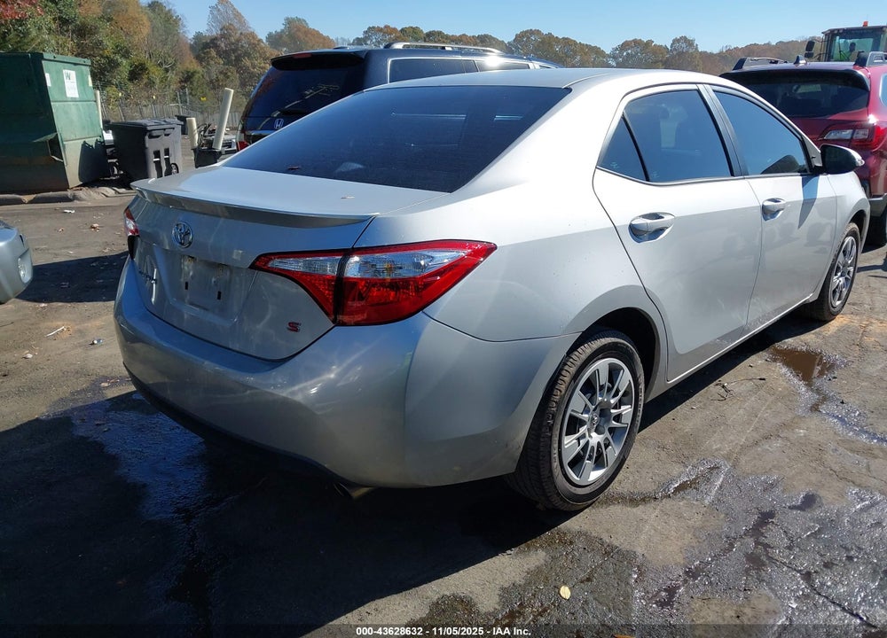 2016 TOYOTA COROLLA S VIN: 2T1BURHE4GC555499