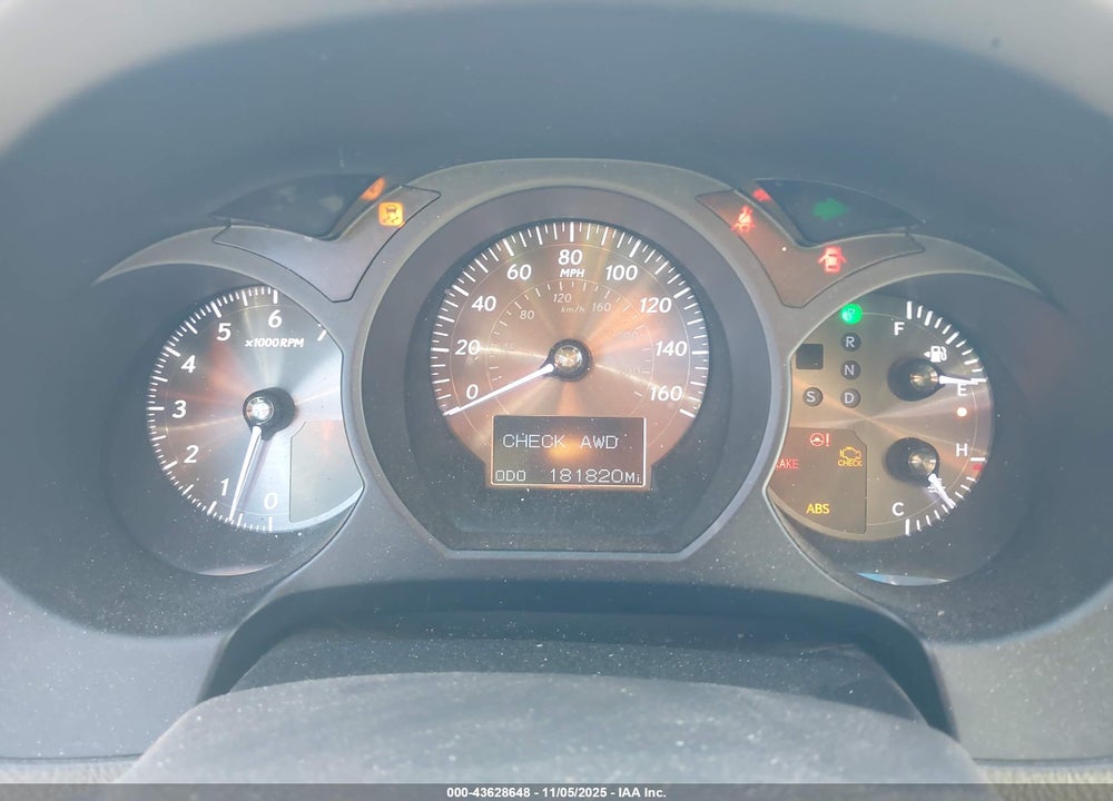 2010 LEXUS GS 350 VIN: JTHCE1KS6A0026461