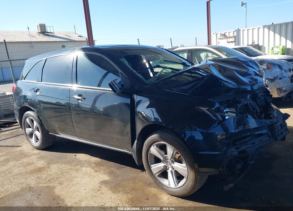 2011 ACURA MDX VIN: 2HNYD2H68BH542709