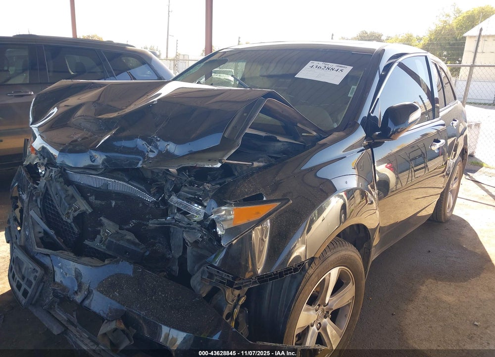 2011 ACURA MDX VIN: 2HNYD2H68BH542709