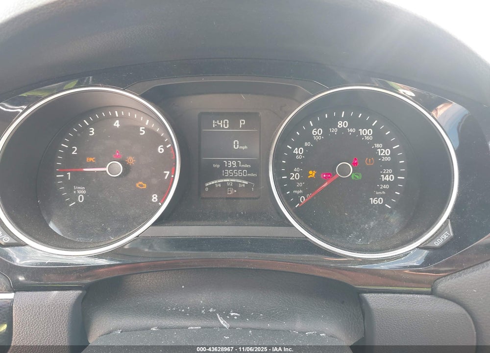 2016 VOLKSWAGEN JETTA 1.8T SEL VIN: 3VWL07AJ5GM232143