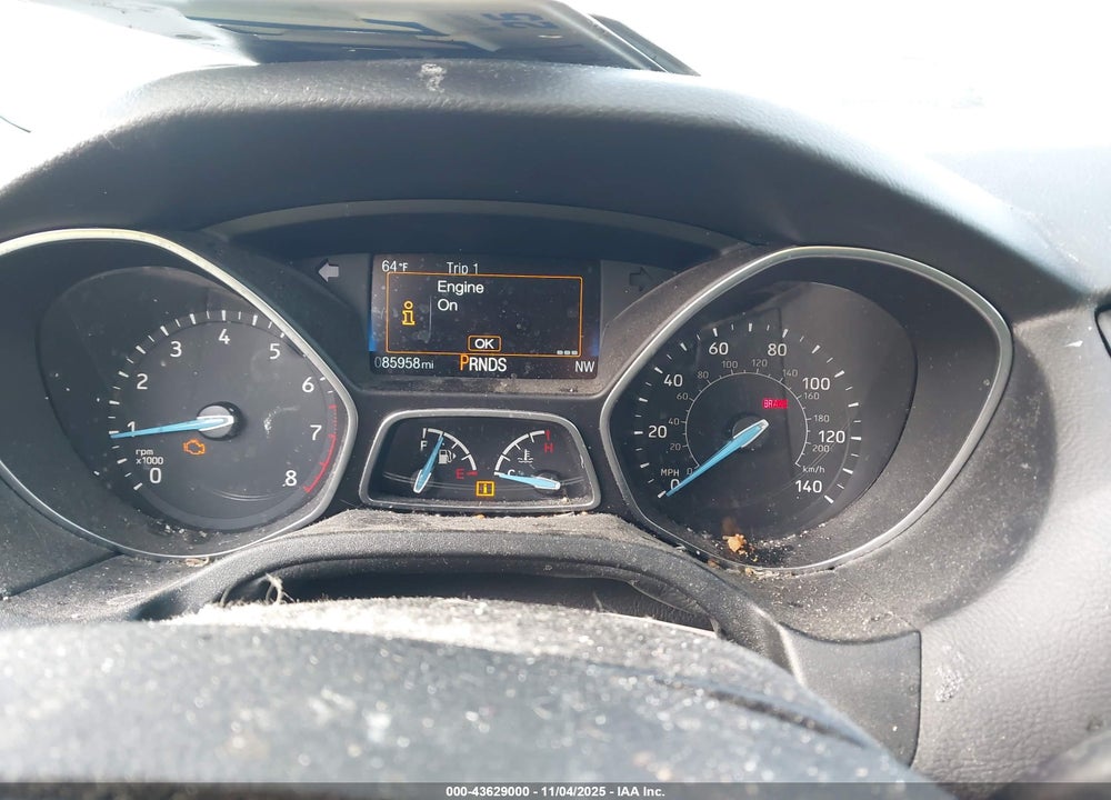 2018 FORD FOCUS VIN: 1FADP3FE7JL256840