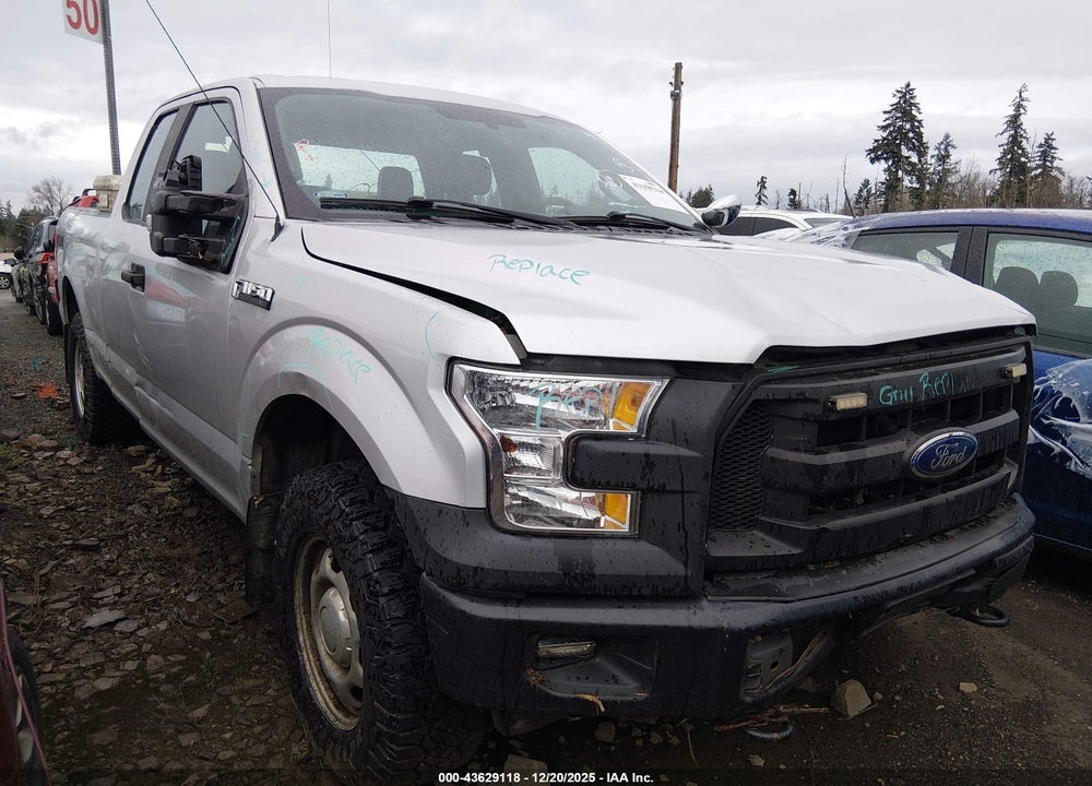 2017 FORD F-150 XL VIN: 1FTFX1EF6HKC20204