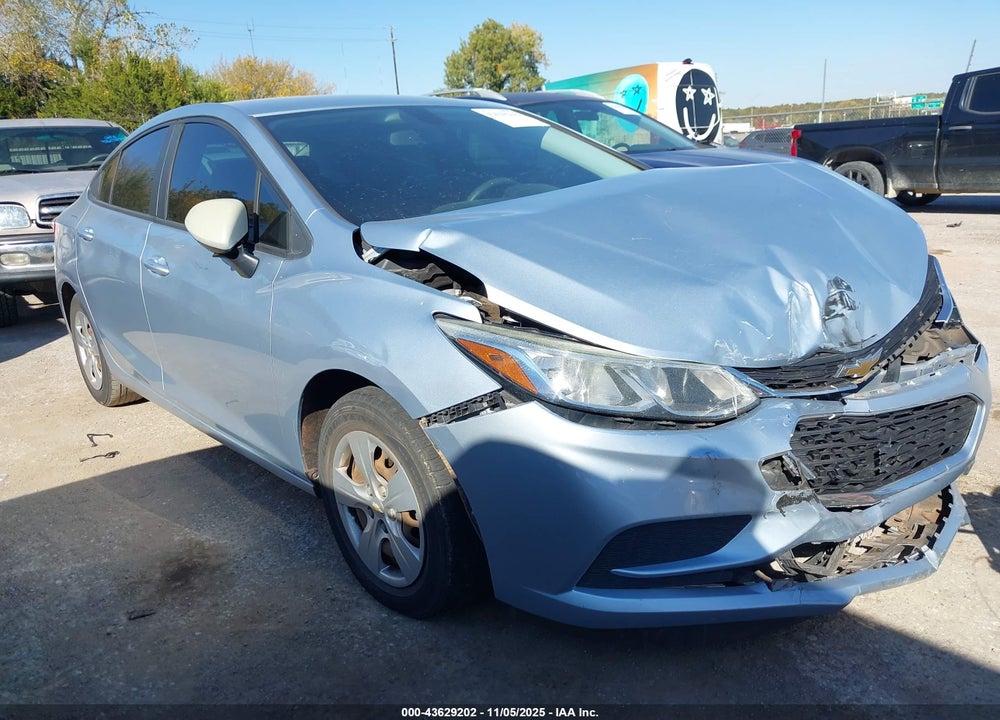 2017 CHEVROLET CRUZE LS AUTO VIN: 3G1BC5SM4HS555530