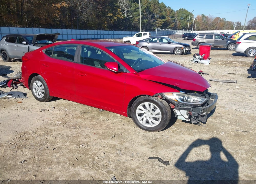 2017 HYUNDAI ELANTRA SE VIN: 5NPD74LF9HH120589