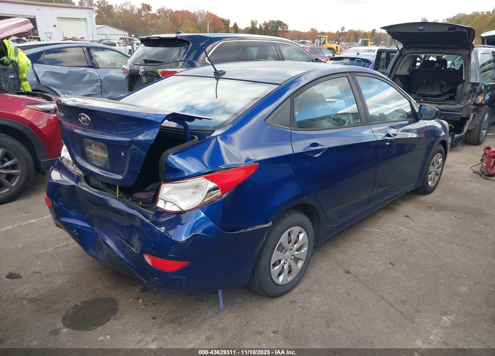 2016 HYUNDAI ACCENT SE VIN: KMHCT4AE1GU076329