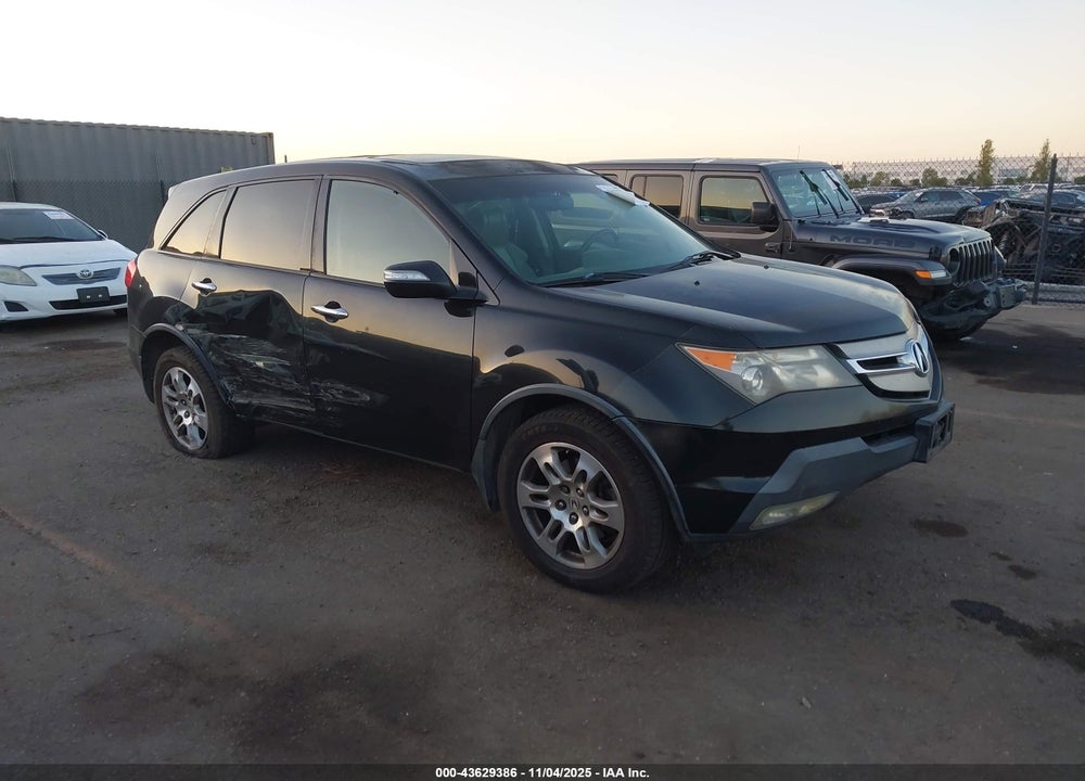 2009 ACURA MDX TECHNOLOGY PACKAGE VIN: 2HNYD28679H524339