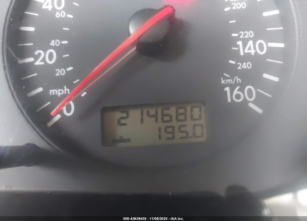 2003 VOLKSWAGEN GTI VR6 VIN: 9BWDH61J734048974