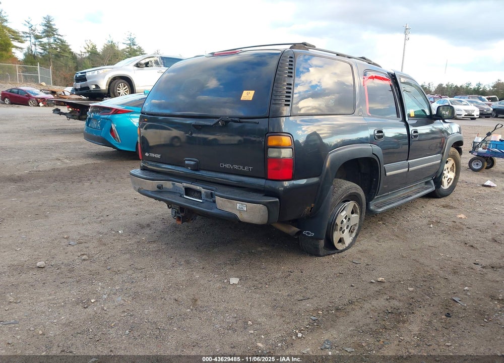 2005 CHEVROLET TAHOE LT VIN: 1GNEK13T45J186873