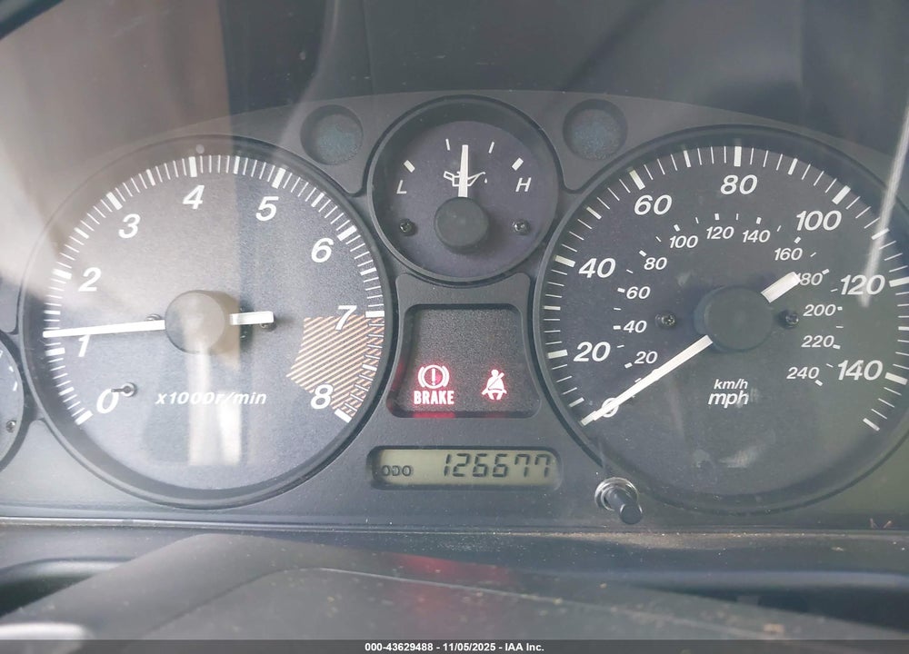1999 MAZDA MX-5 MIATA LEATHER PKG/POPULAR EQUIPMENT PKG/SPORTS PKG/TOURING PKG VIN: JM1NB3534X0131320