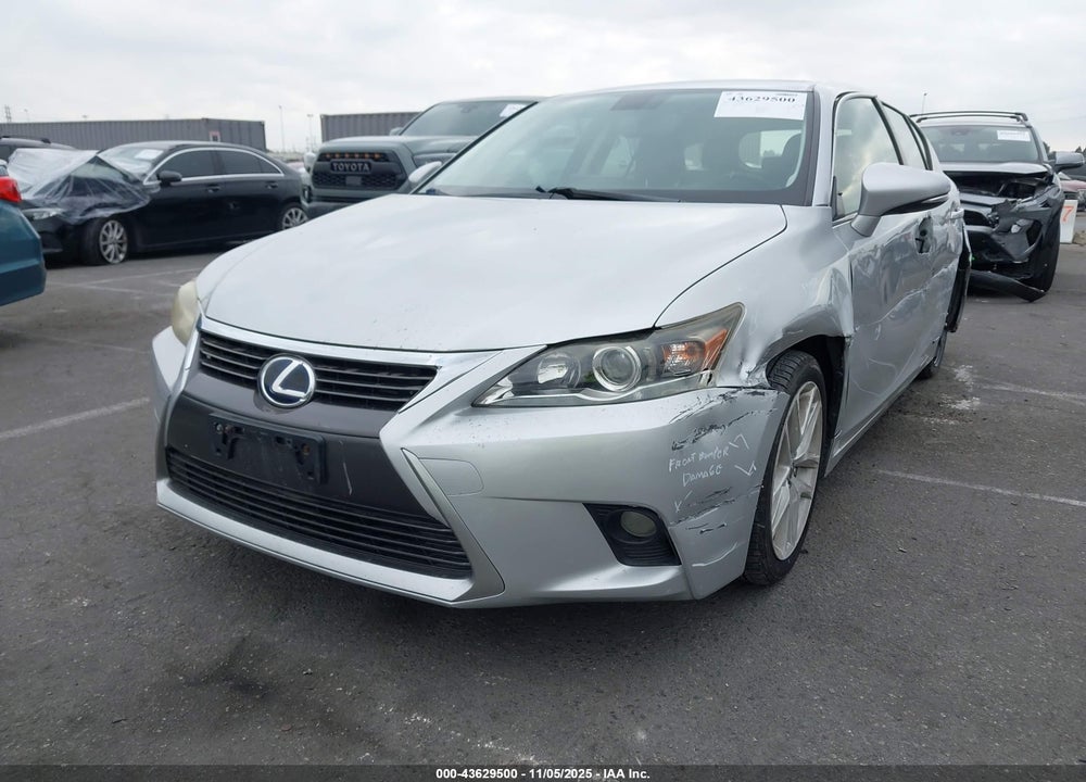 2014 LEXUS CT 200H VIN: JTHKD5BH8E2180514