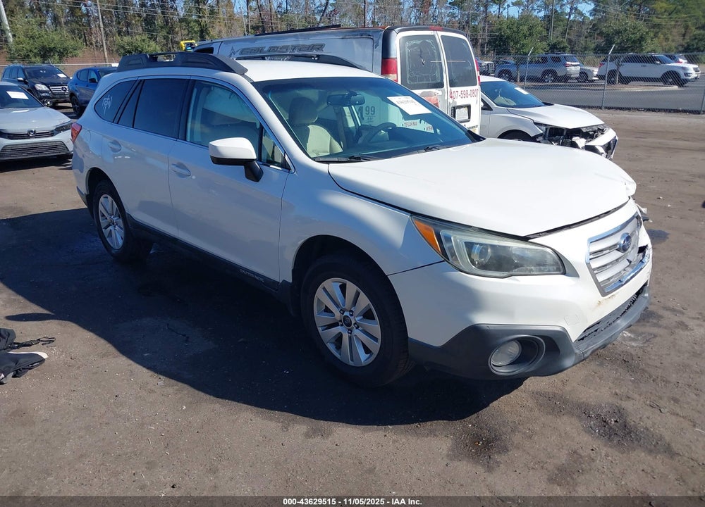 2015 SUBARU OUTBACK 2.5I PREMIUM VIN: 4S4BSBCC0F3329899