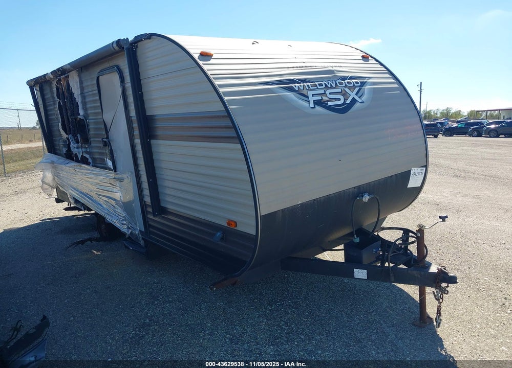 2019 FOREST RIVER WILDWOOD VIN: 4X4TWDT12KY093271