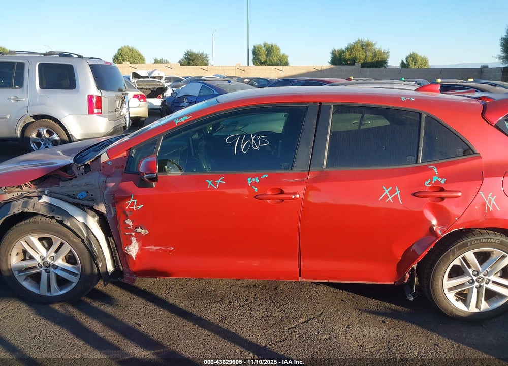 2019 TOYOTA COROLLA SE VIN: JTNK4RBE1K3035427