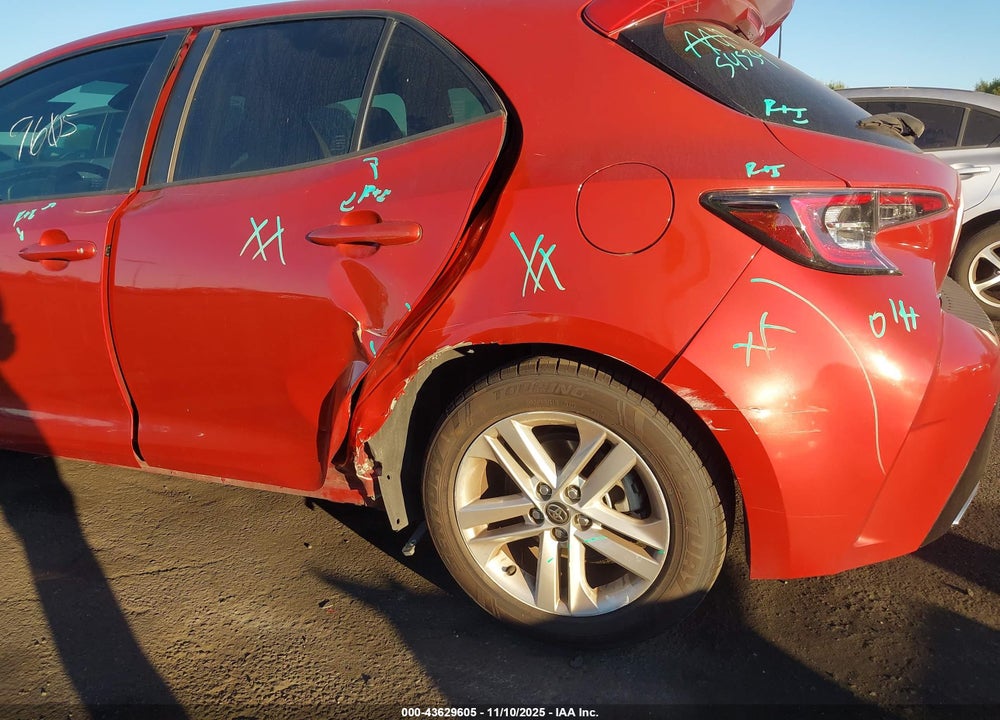 2019 TOYOTA COROLLA SE VIN: JTNK4RBE1K3035427