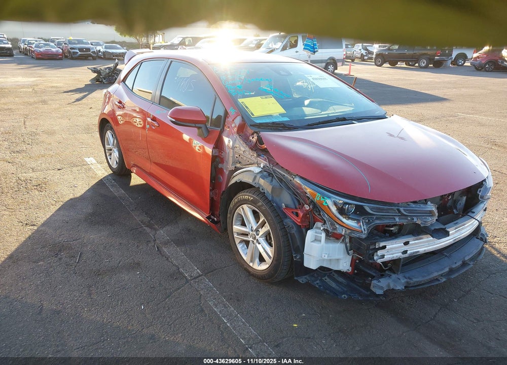 2019 TOYOTA COROLLA SE VIN: JTNK4RBE1K3035427