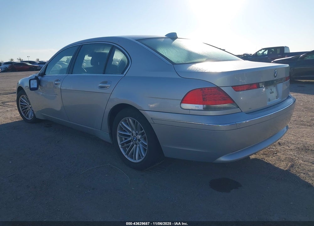 2005 BMW 745LI VIN: WBAGN63555DS60269
