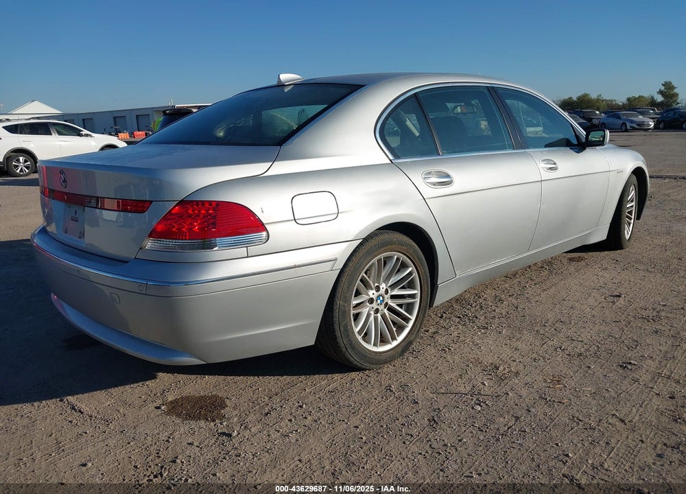 2005 BMW 745LI VIN: WBAGN63555DS60269