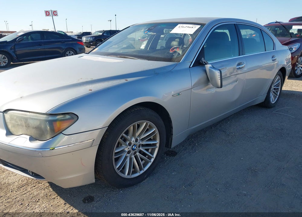 2005 BMW 745LI VIN: WBAGN63555DS60269