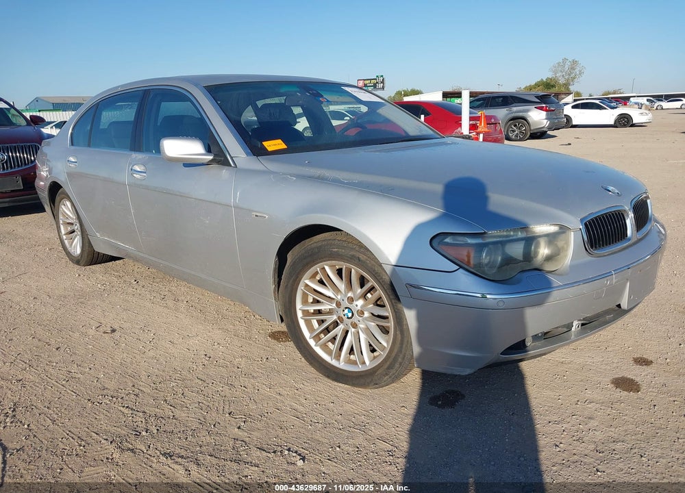 2005 BMW 745LI VIN: WBAGN63555DS60269