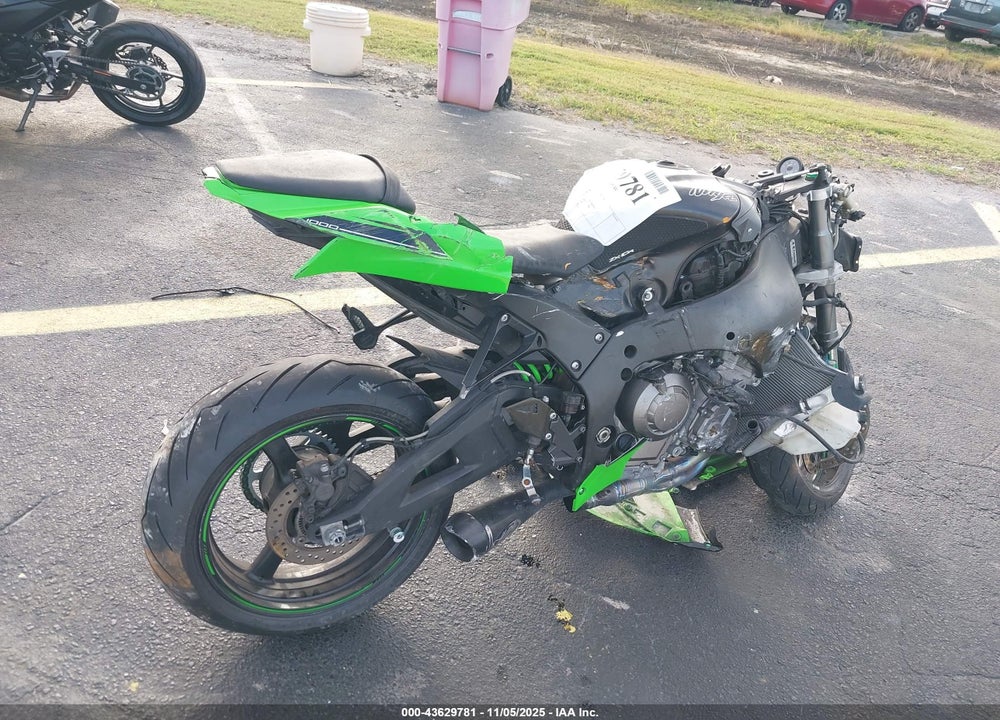 2016 KAWASAKI ZX1000 R VIN: JKAZXCR14GA000078