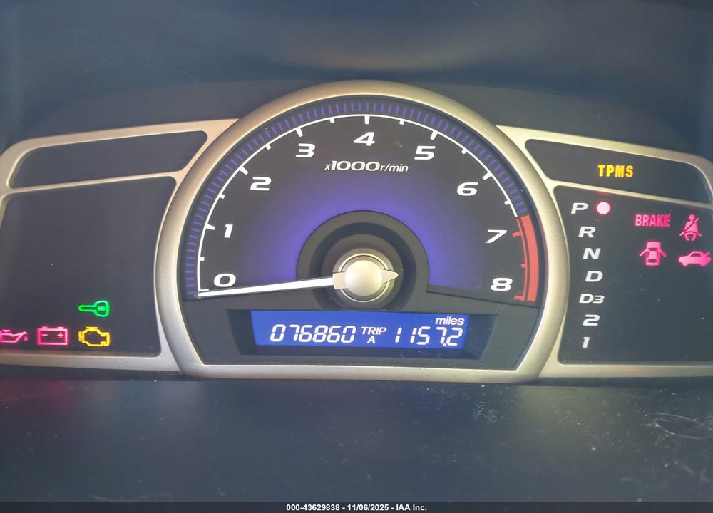 2008 HONDA CIVIC EX VIN: 1HGFA16838L096440