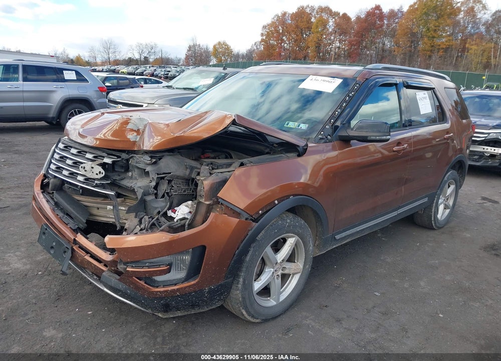 2017 FORD EXPLORER XLT VIN: 1FM5K8D8XHGA01265