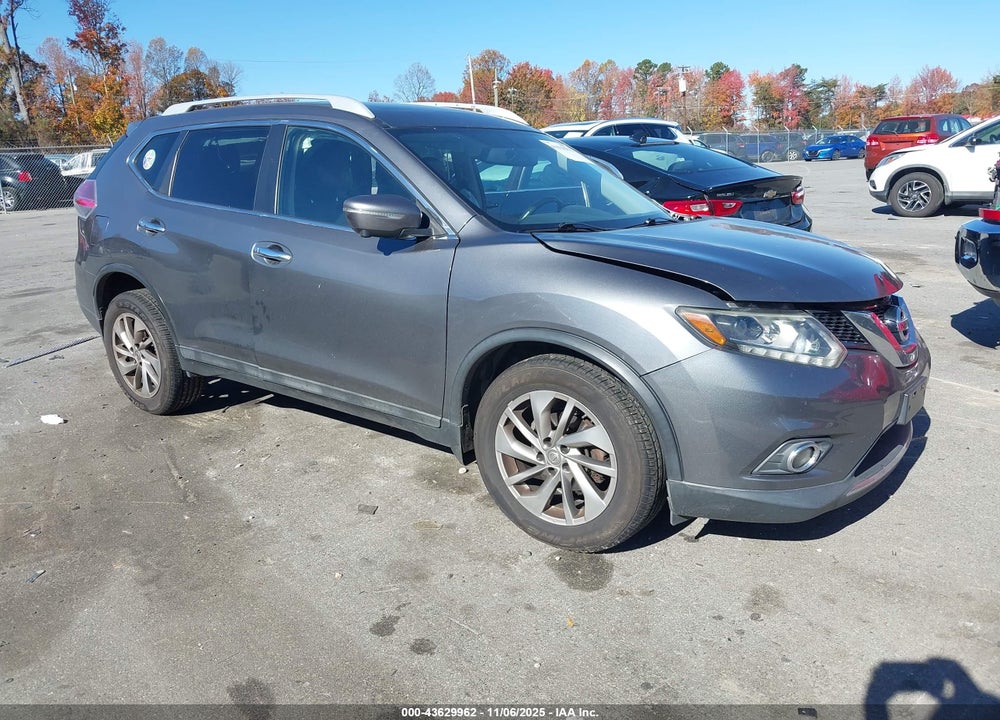 2015 NISSAN ROGUE SL VIN: 5N1AT2MVXFC760937