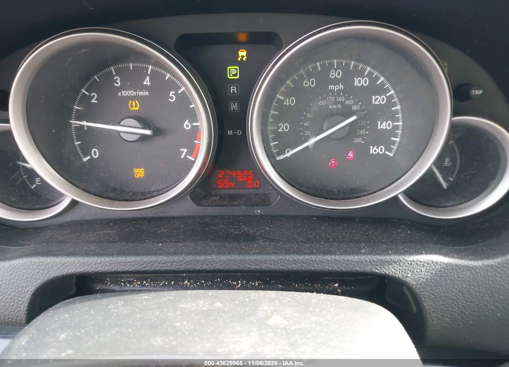 2010 MAZDA 6 I TOURING VIN: 1YVHZ8CH7A5M26663