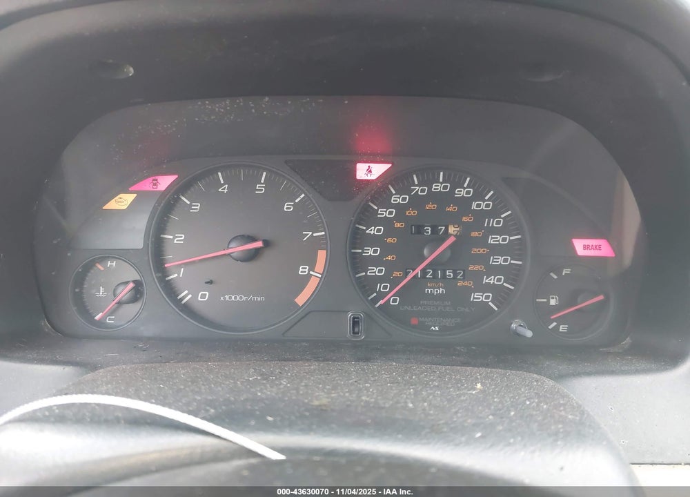 1998 HONDA PRELUDE VIN: JHMBB6148WC015553