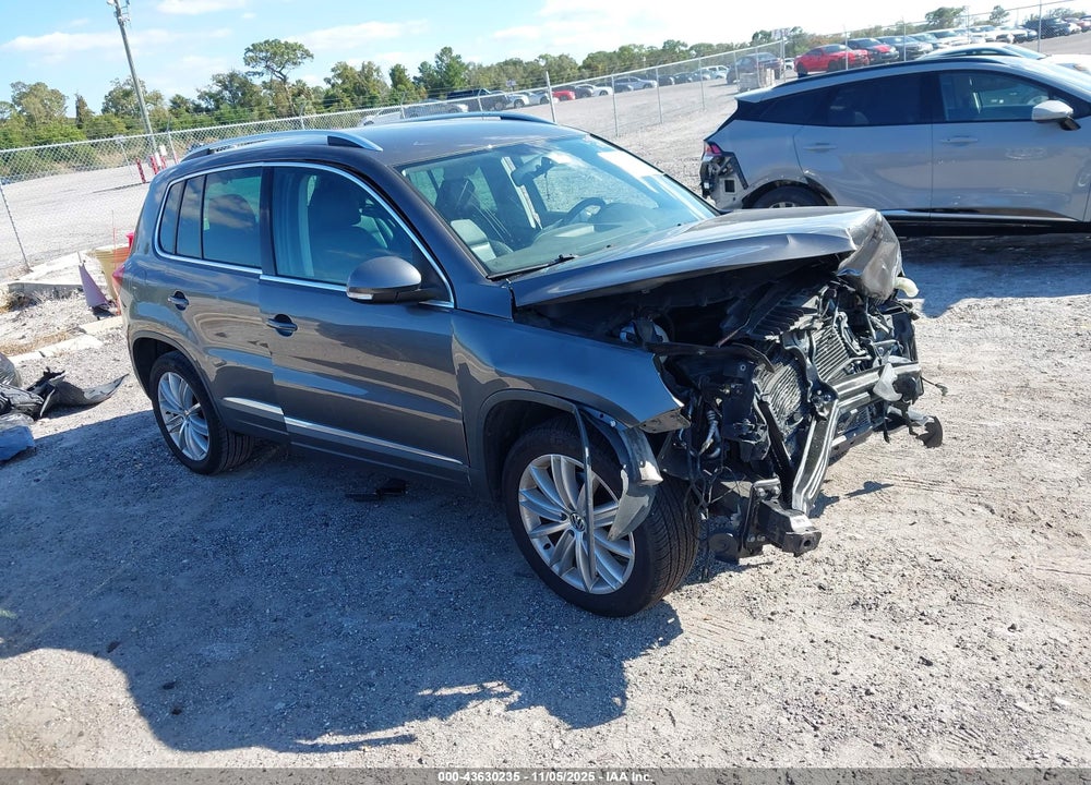 2012 VOLKSWAGEN TIGUAN SE VIN: WVGAV7AX0CW001608