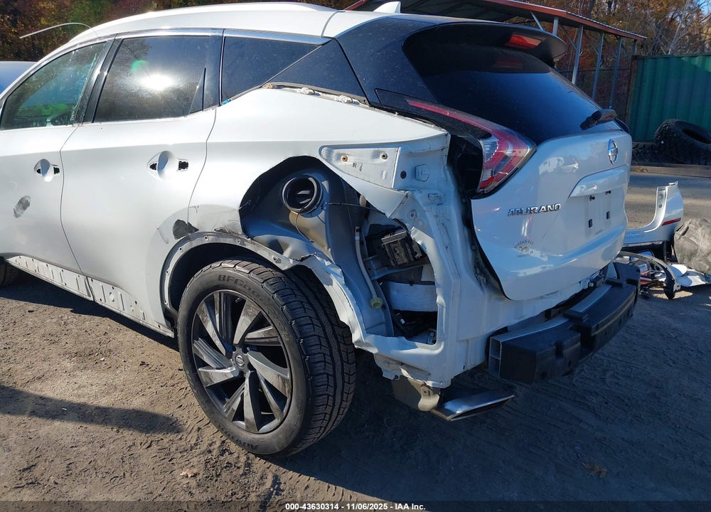 2017 NISSAN MURANO PLATINUM VIN: 5N1AZ2MH2HN106174