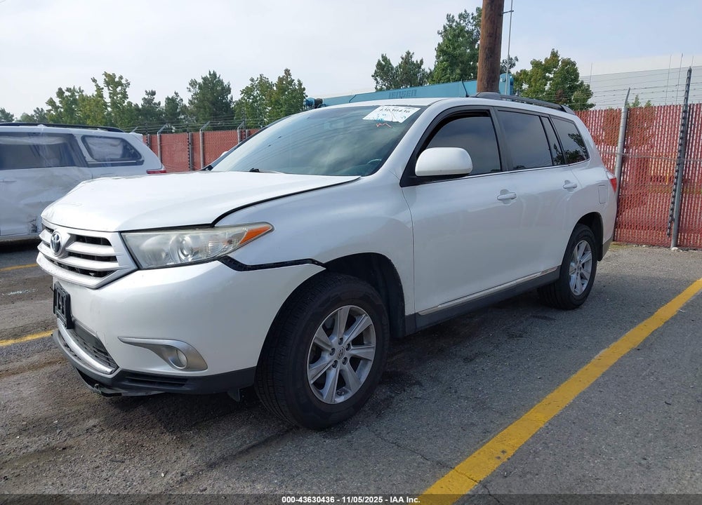2012 TOYOTA HIGHLANDER SE V6 VIN: 5TDZK3EHXCS051833
