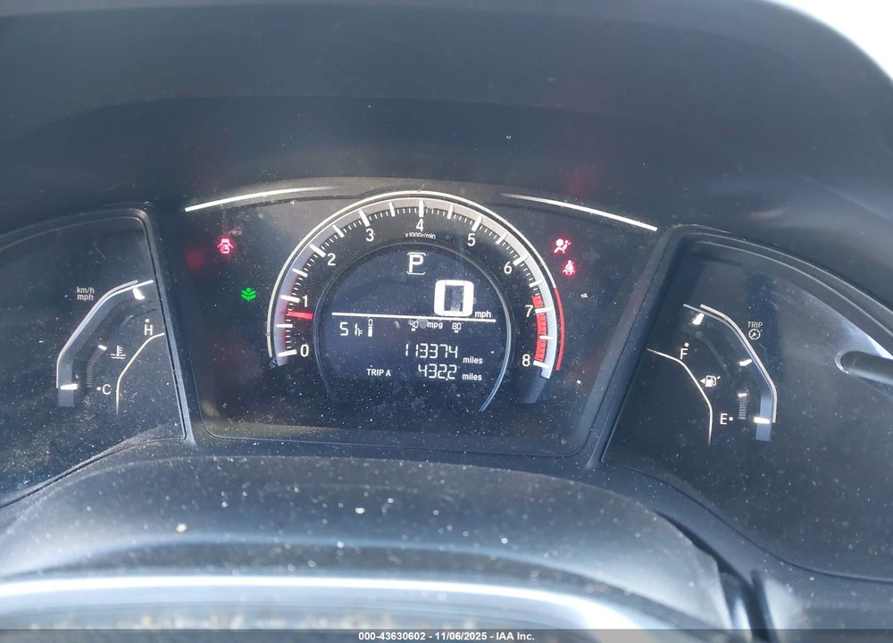 2016 HONDA CIVIC LX VIN: 19XFC2F50GE225519